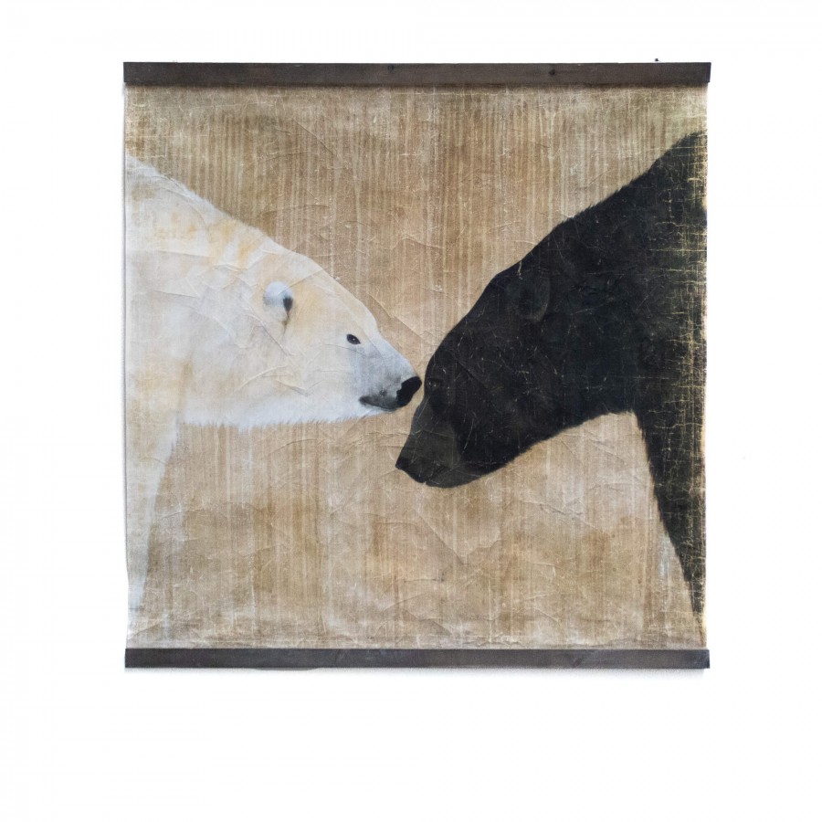 OURS - THE MEETING (120x120cm)